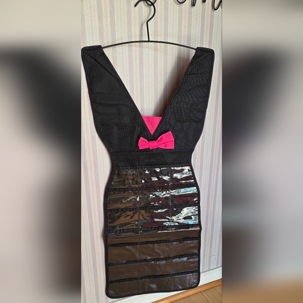 Above Edge Hanging Jewelry Organizer 21 Slot Storage